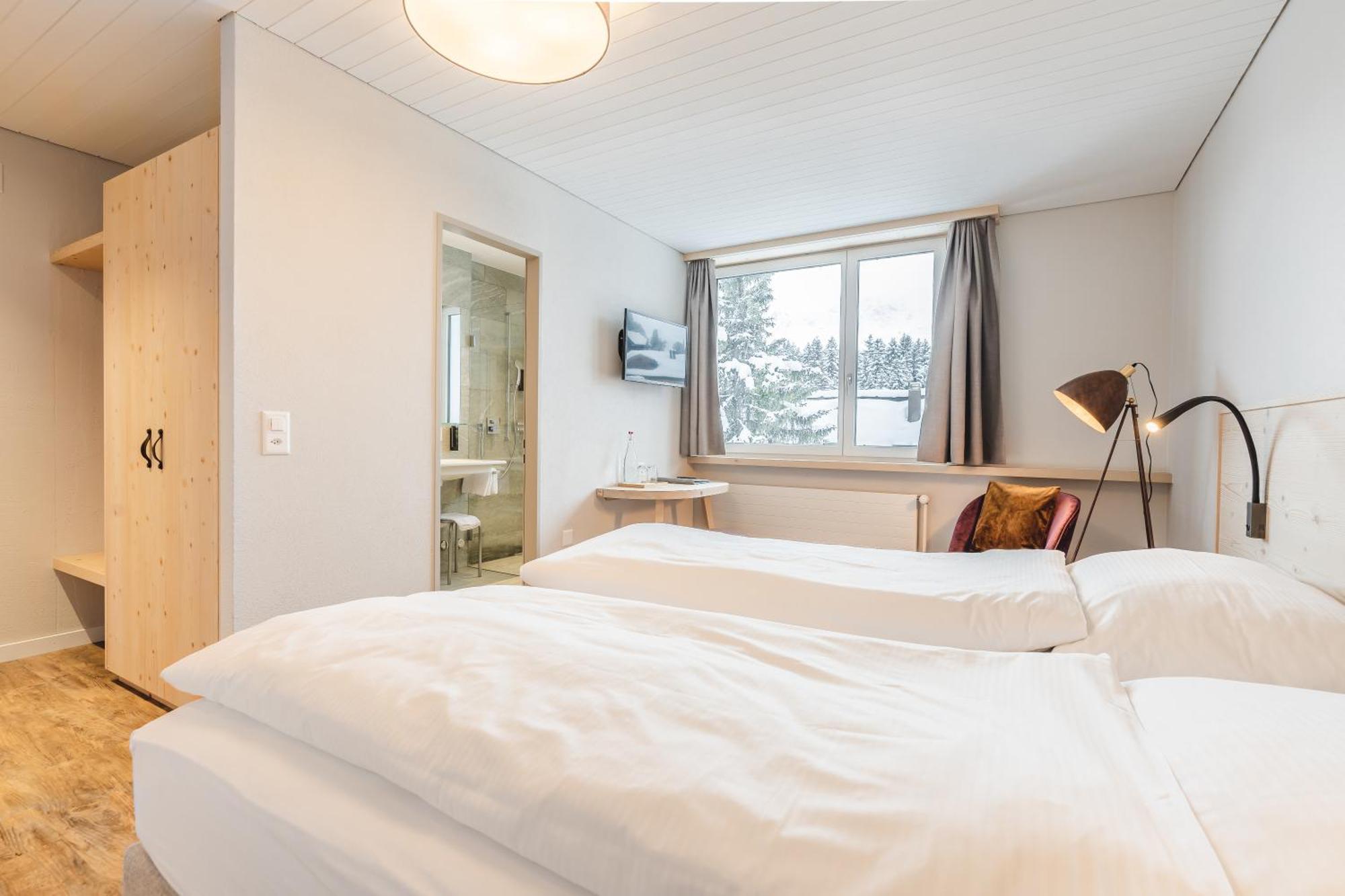 Hotel Alpensonne - Panoramazimmer & Restaurant Arosa Bilik gambar